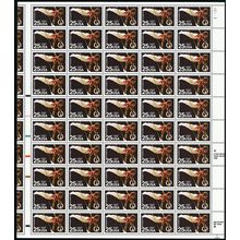 2380, Mint NH 25¢ Miscut Error Sheet of 50 Stamps - Stuart Katz