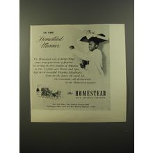 1954 The Homestead Resort Ad - In the Homestead Manner