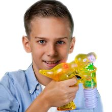 T Rex Dinosaur Lighted Bubble Gun