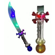 Crystal Skull Pirate Scimitar Sword