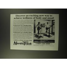 1992 NordicTrack Exercise Machine Ad - an exciting new way to achieve wellness