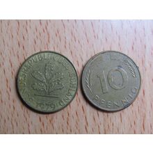 1979j 10 Pfennig Germany Coin