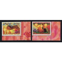 Greenland Christmas 2v corners 1999 MNH SG#360-361 MI#344-345 Sc#355-356