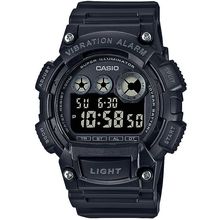 Casio Men's Quartz Watch with Resin Strap, Black, 38 (Model: W-735H-1BVCF)