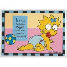 SIMPSONS series 2 ' SMELL O RAMA card # 5 ' ( 1994 )