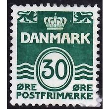 Denmark, 1967 30ore Definitive, SG 273 (Scott #437), fine used