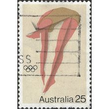 AUSTRALIA, OLYMPICS, Gymnastics, light brown 1976, 25c, #2