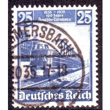 GERMANY REICH [1935] MiNr 0582 ( O/used ) Eisenbahn