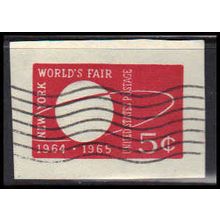Used U546 5c New York World's Fair Very Fine Cut Square Z2883