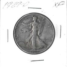 1929-D US Walking Liberty Half Dollar XF Grey Sheet $85.00