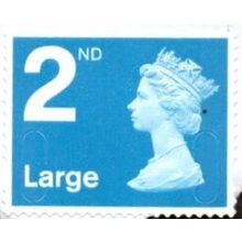 2017 Machin Security 2nd Large Blue M17L & MFIL From Booklet of Four. Unfranked