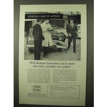 1962 Kemper Insurance Ad - More Than Just a Number