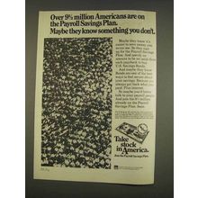 1976 U.S. Savings Bonds Ad - Payroll Savings Plan