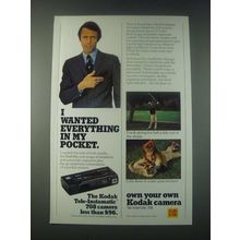 1977 Kodak Tele-Instamatic 708 Camera Ad - I Wanted Everything in My Pocket