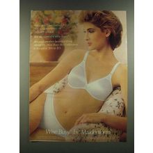 1986 Maidenform Wise Buys Bra Ad - Could Have Named it Satiny Smoothness