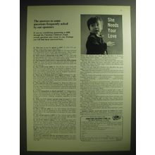 1974 Christian Children's Fund Ad - The answers to some questions