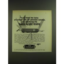 1974 Little Switzerland Swiss Army Knives Advertisement - If you think