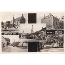 Baarle Hertog Gemeentehuis Holland Real Photo Postcard