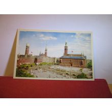RAADHUSPLADSEN, TOWNHALL SQUARE, COPENHAGEN DENMARK unused postcard =