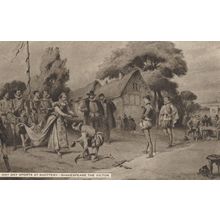 Shakespeare May Day Sports At Shottery Antique Tucks Postcard