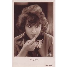 Mary Kid German Silent Film Actress Antique Hand Signed Photo