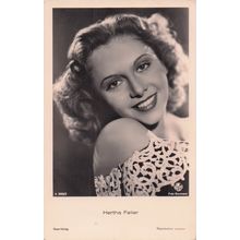 Hertha Feiler Jewish Austrian Film Actress Star Old RPC Postcard