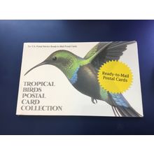 ICOLLECTZONE US UX293-296 Tropical Birds Booklet Postcard Set Mint (F600)