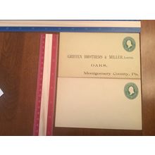 ICOLLECTZONE US Postal Stationary Entire U312 advertising 951-8, 953-8 (F900-90)