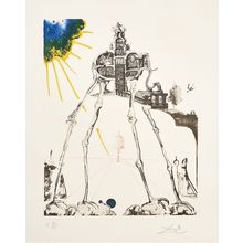 Space Elephant 1971 dali Poster Canvas Movie Film Print A0 A1 A2 A3 A4 A5 A6 Art