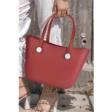 Fiery Red Waterproof Self-assembly Detachable Straps EVA Tote Bag