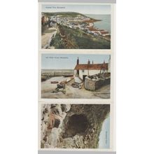 MOUSEHOLE Cornwall 6 views early 20th C. Photo Letter Card