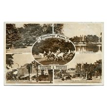 Postcard UK England London Redbridge Wanstead multiviews posted 1958