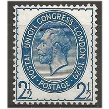 1929 SG437 2 1/2d Blue PUC Fine Mounted Mint . .. .
