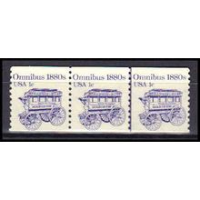 1897 1c Omnibus Fine MNH Dry Gum PNC 1/3 Z5700