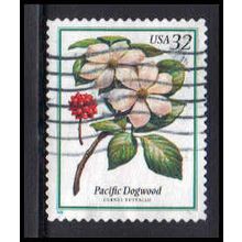 Used 3197 32c Pacific Dogwood Very Fine KA4941