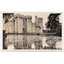 North East View of Bodiam Castle East Sussex RP Postcard