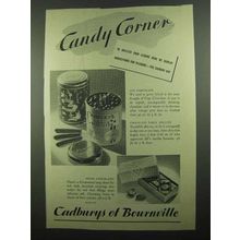 1939 Cadburys of Bournville Chocolate Ad - Candy Corner
