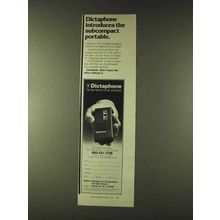 1979 Dictaphone Dictamite Dictation Machine Ad