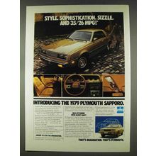 1979 Plymouth Sapporo Ad - Style Sophistication