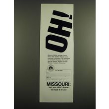 1972 Missouri Tourism Advertisement - Oh!