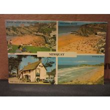 multiview, NEWQUAY, CORNWALL. unused postcard. by Harvey Barton =