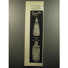 1953 Evyan White Shoulders and Most Precious Perfume Advertisement
