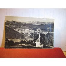 EINSIEDELN MIT GLARNISCH, SWITZERLAND used postcard RP 1948 pm =
