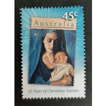 Australia: 2007 - 50 Years of Christmas Stamps - 45c 1996 Madonna & Child - Used