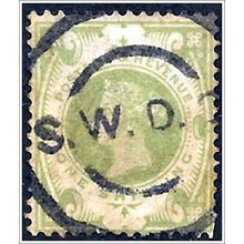 1887-1892 Queen Victoria Jubilee - 1/- Green (as picture) C2-1
