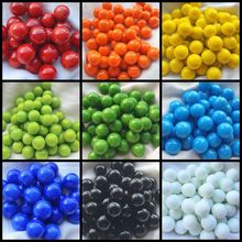 CHOOSE YOUR OWN - 25 Colourful 14mm Glass Marbles - Any Selection That You Want!
