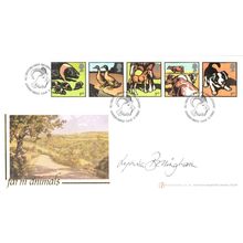 Lynda Bellingham Of Loose Woman Farm Animals LTD TO 50 Hand Signed FDC