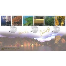 James & Emilia Fox National Trust LTD TO 75 MULTI Hand Signed FDC