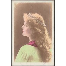 Eine Glamouröse Junge Dame, c.1900-05 - Aristophot Lychnogravüre Foto-AK