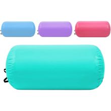 Air Barrel Back Roller Inflatable Tumbling Mat with Electric Pump,Tumble Track G